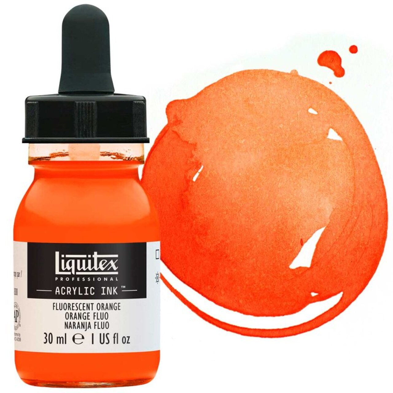 Liquitex Professional Acrylic Ink 30ml Bottle Fluorescent Orange